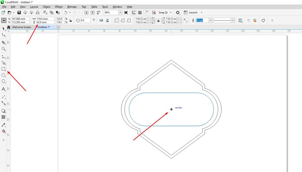 Create another rectangle