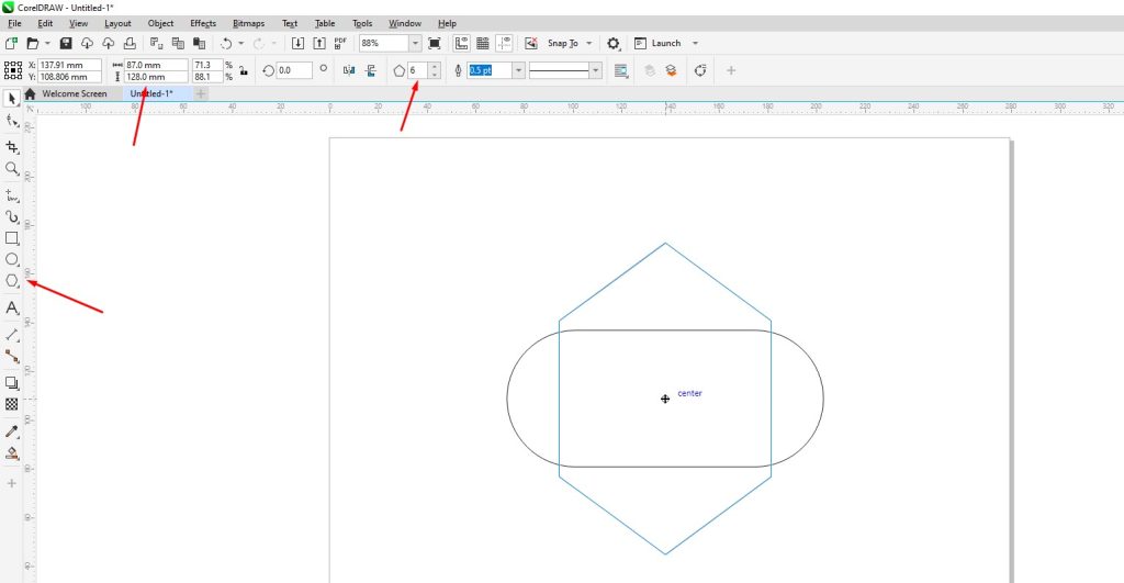 Draw a polygon