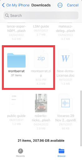 Select the font file to upload to Canva