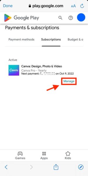Manage your Canva subscription