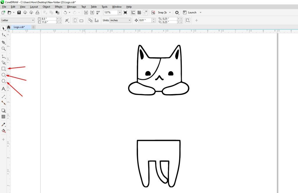 Tools in CorelDRAW