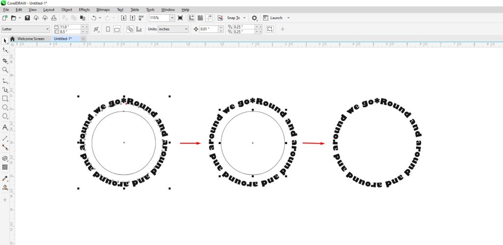 How To Make Text In A Circle In CorelDRAW Void Graphics