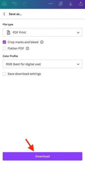 Hit the download button